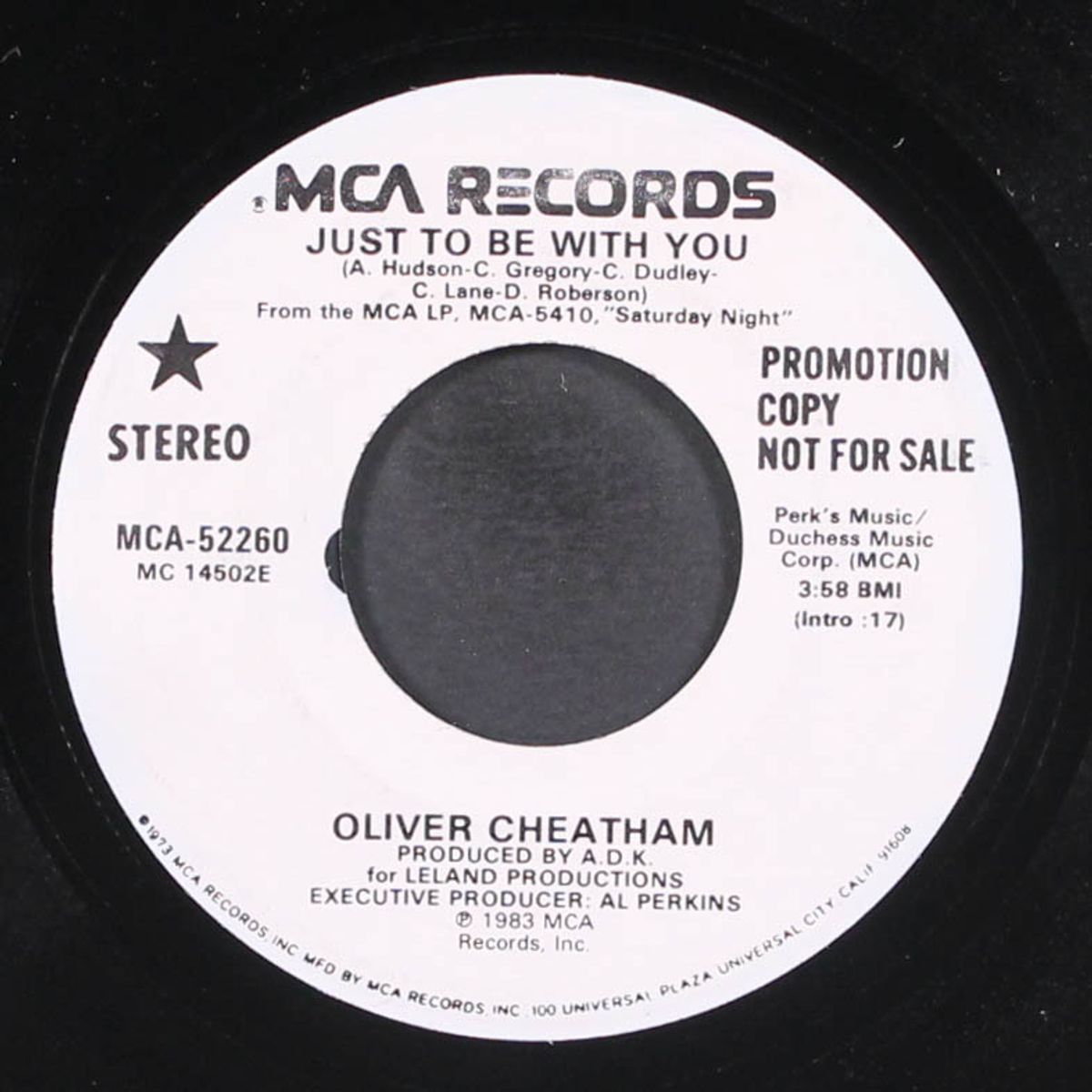 just to be with you / same by OLIVER CHEATHAM