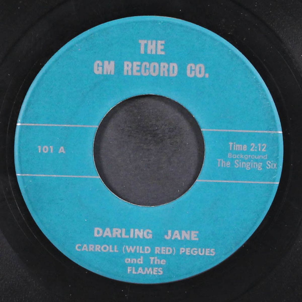 darling jane / blues around my door by CARROLL PEGUES & FLAMES