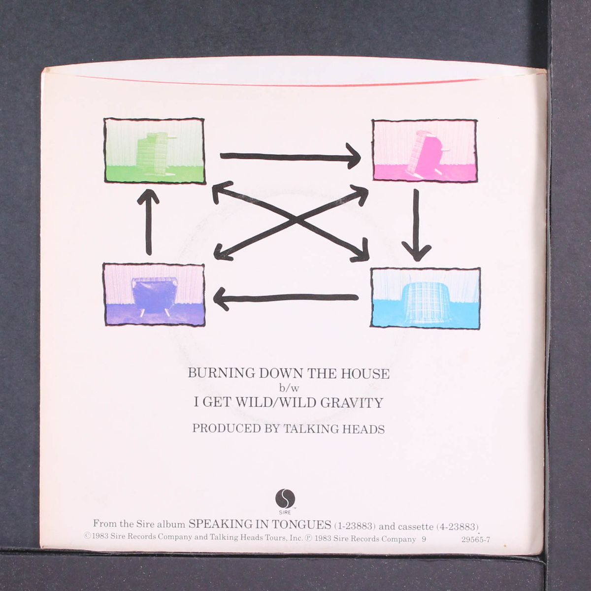 burning down the house / i get wild/wild gravity by TALKING HEADS