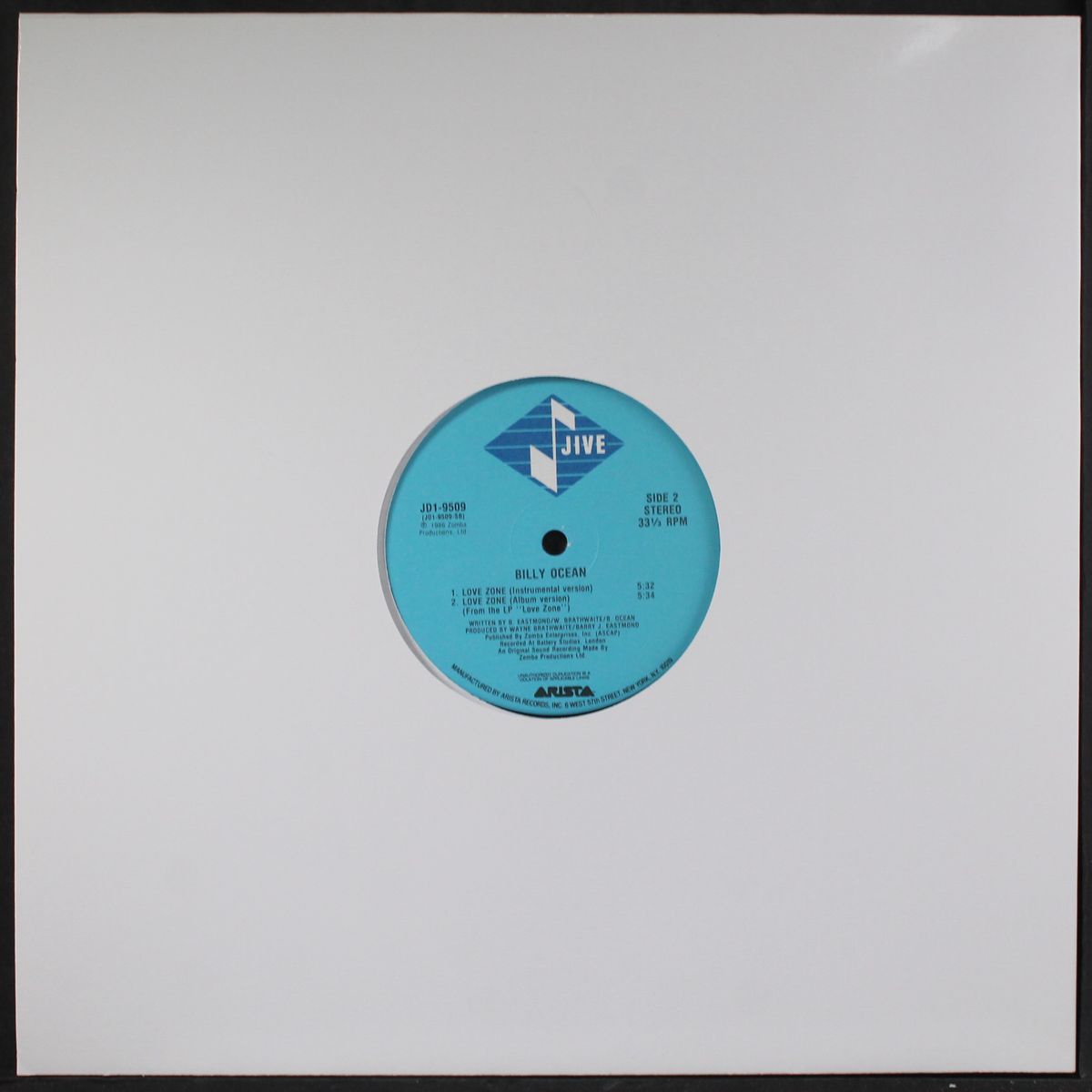 love zone (3 mixes) +1 by BILLY OCEAN