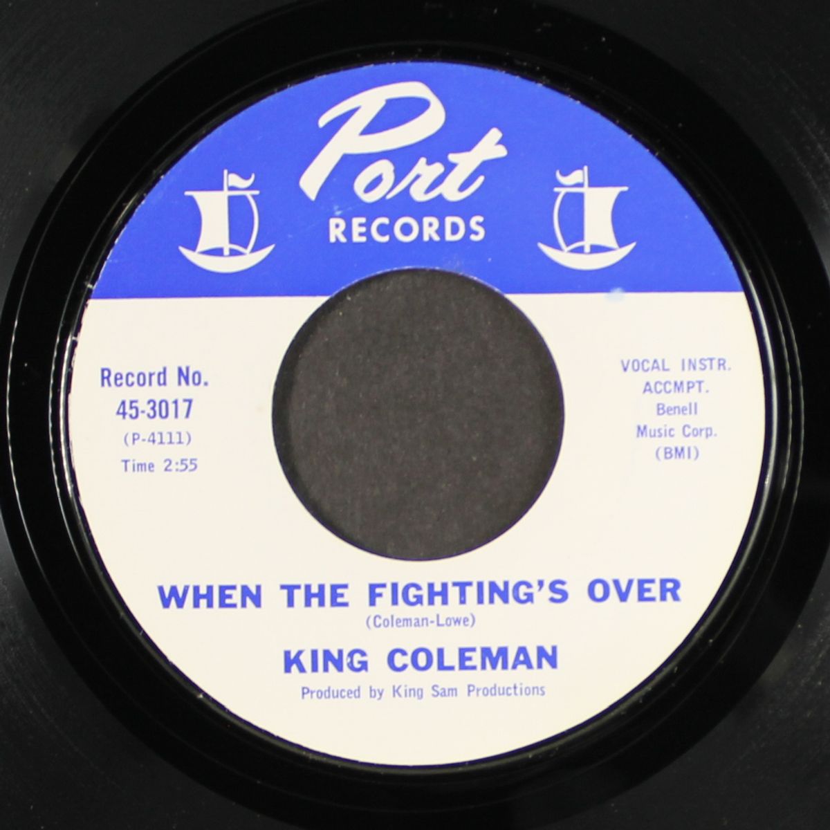 get on board / when the fighting's over by KING COLEMAN