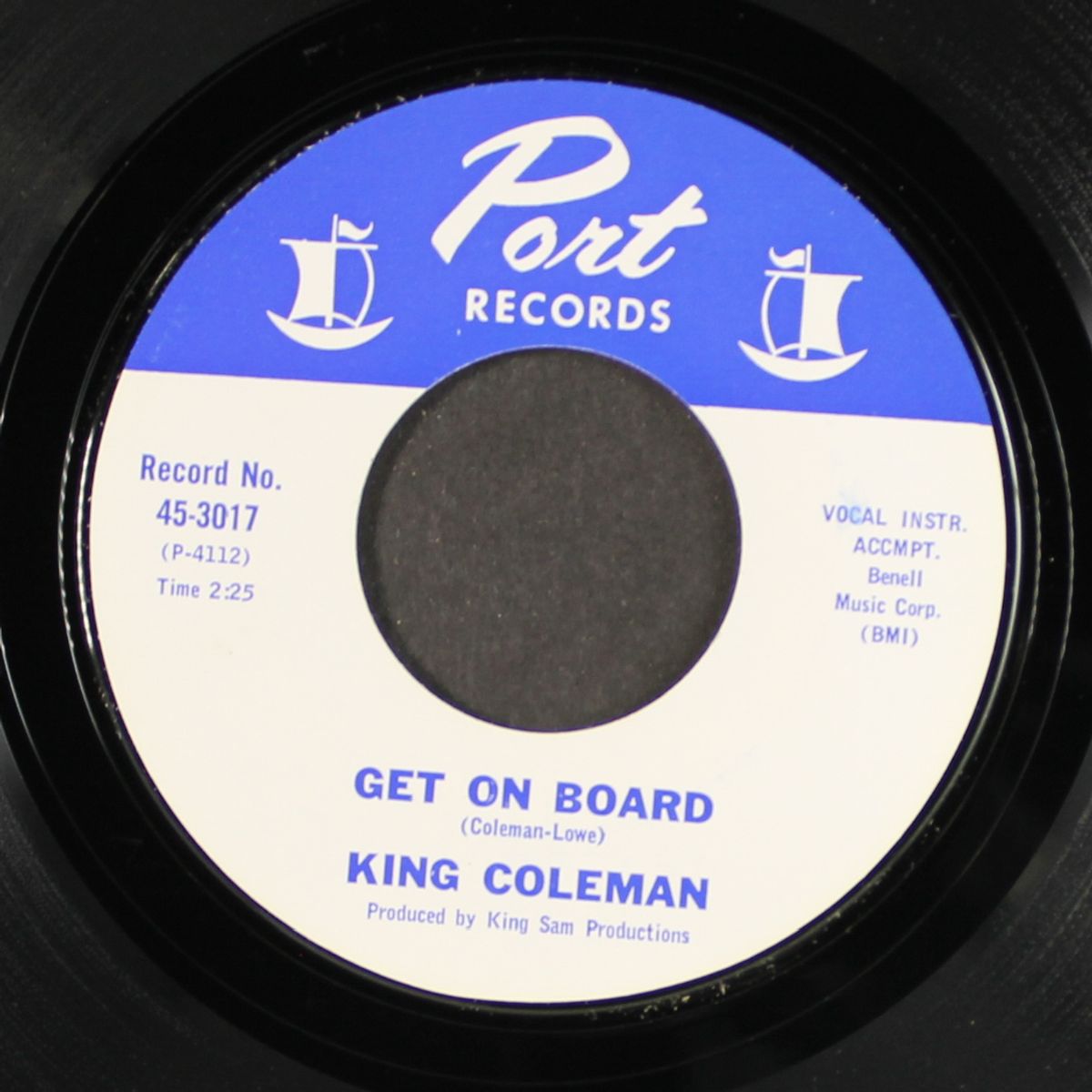 get on board / when the fighting's over by KING COLEMAN
