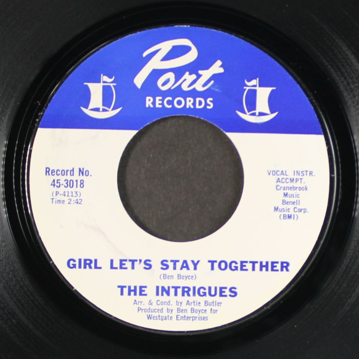 don't refuse my love / girl let's stay together by INTRIGUES