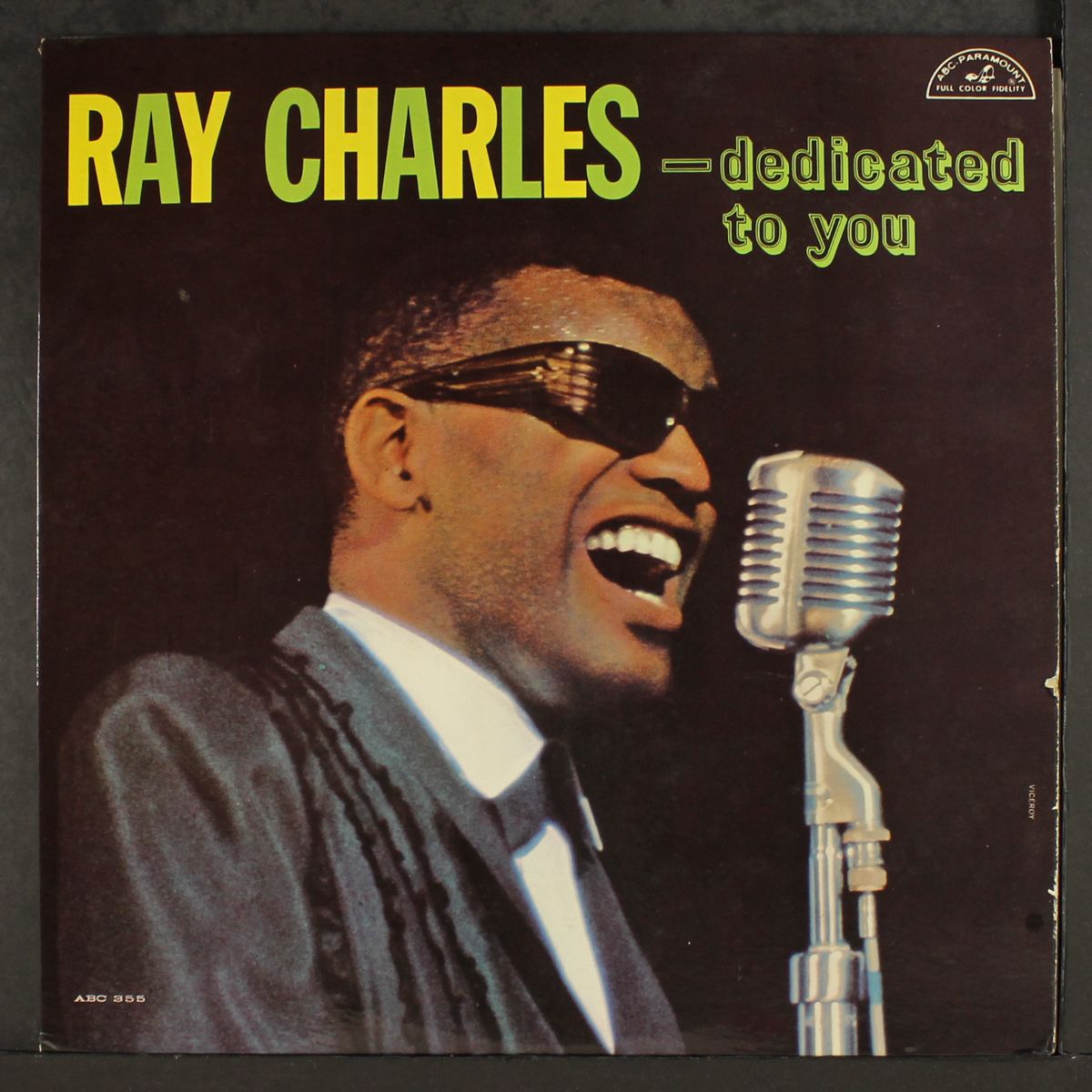dedicated to you by RAY CHARLES