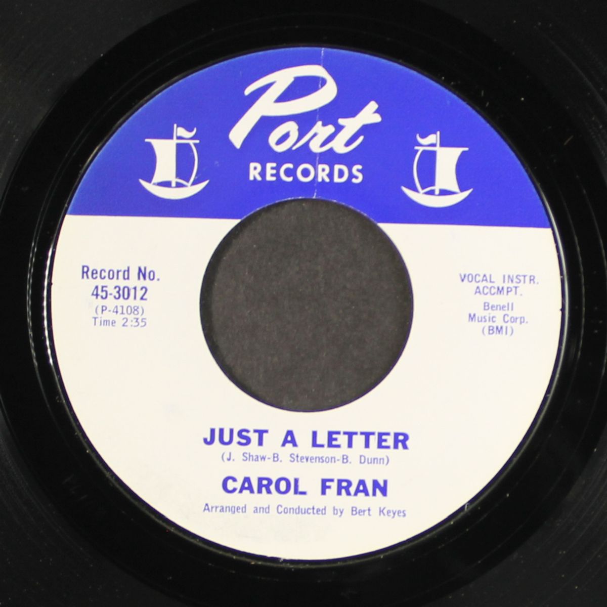 any day love walks in / just a letter by CAROL FRAN