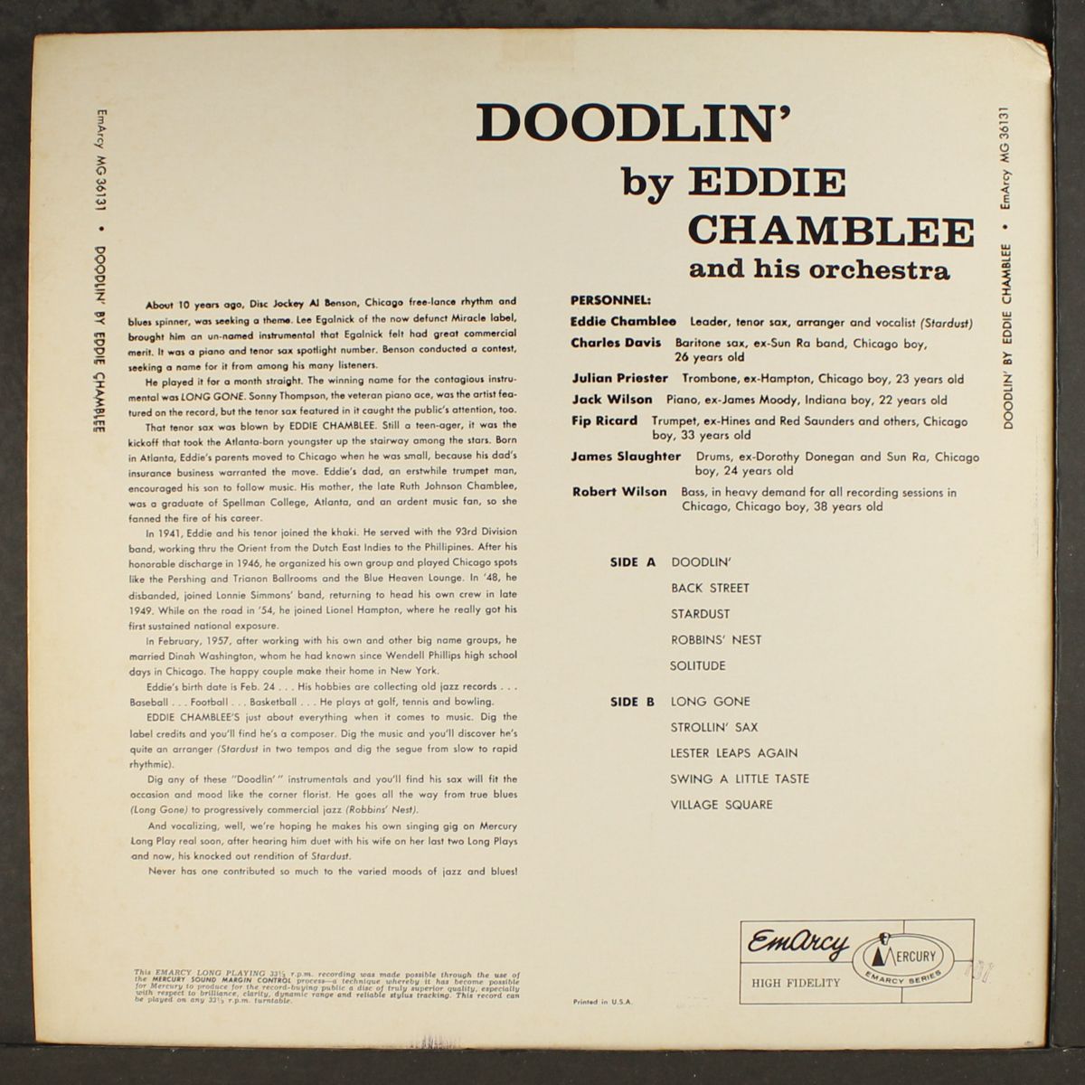 doodlin' by EDDIE CHAMBLEE