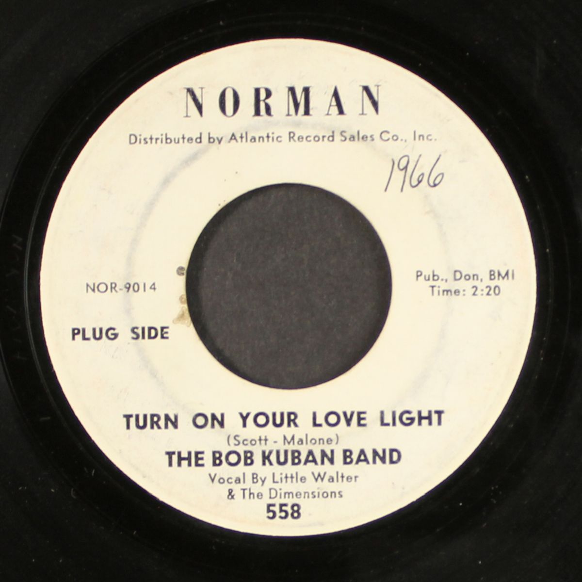 turn on your love light / jerkin' time by BOB KUBAN BAND
