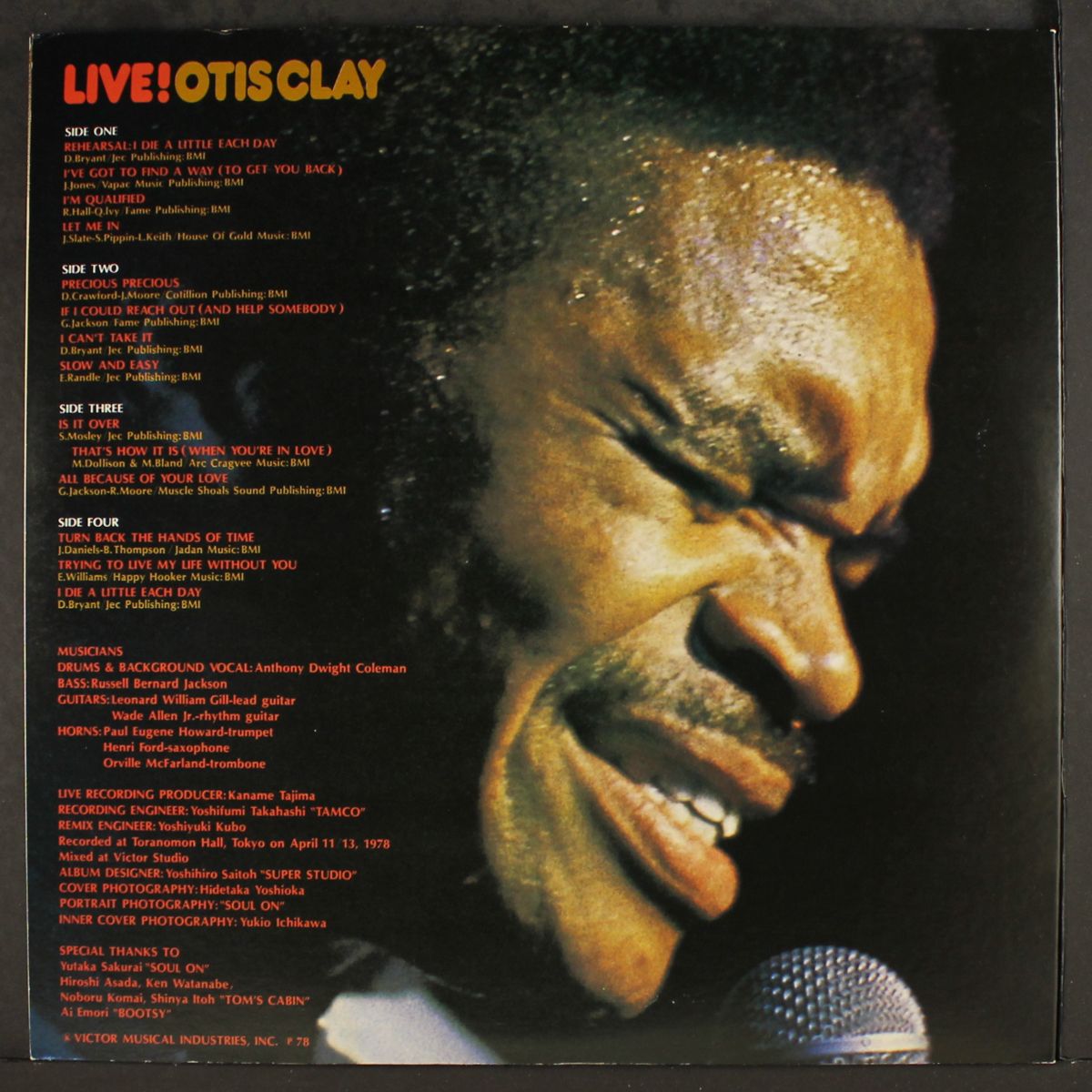 live! by OTIS CLAY