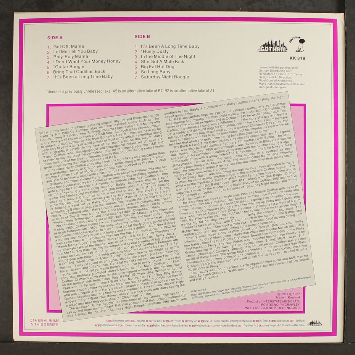 1949-1954 by HARRY CRAFTON