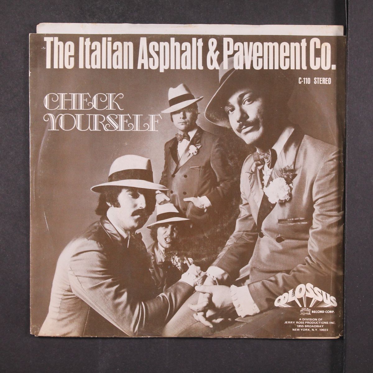 check yourself / same by ITALIAN ASPHALT & PAVING CO.