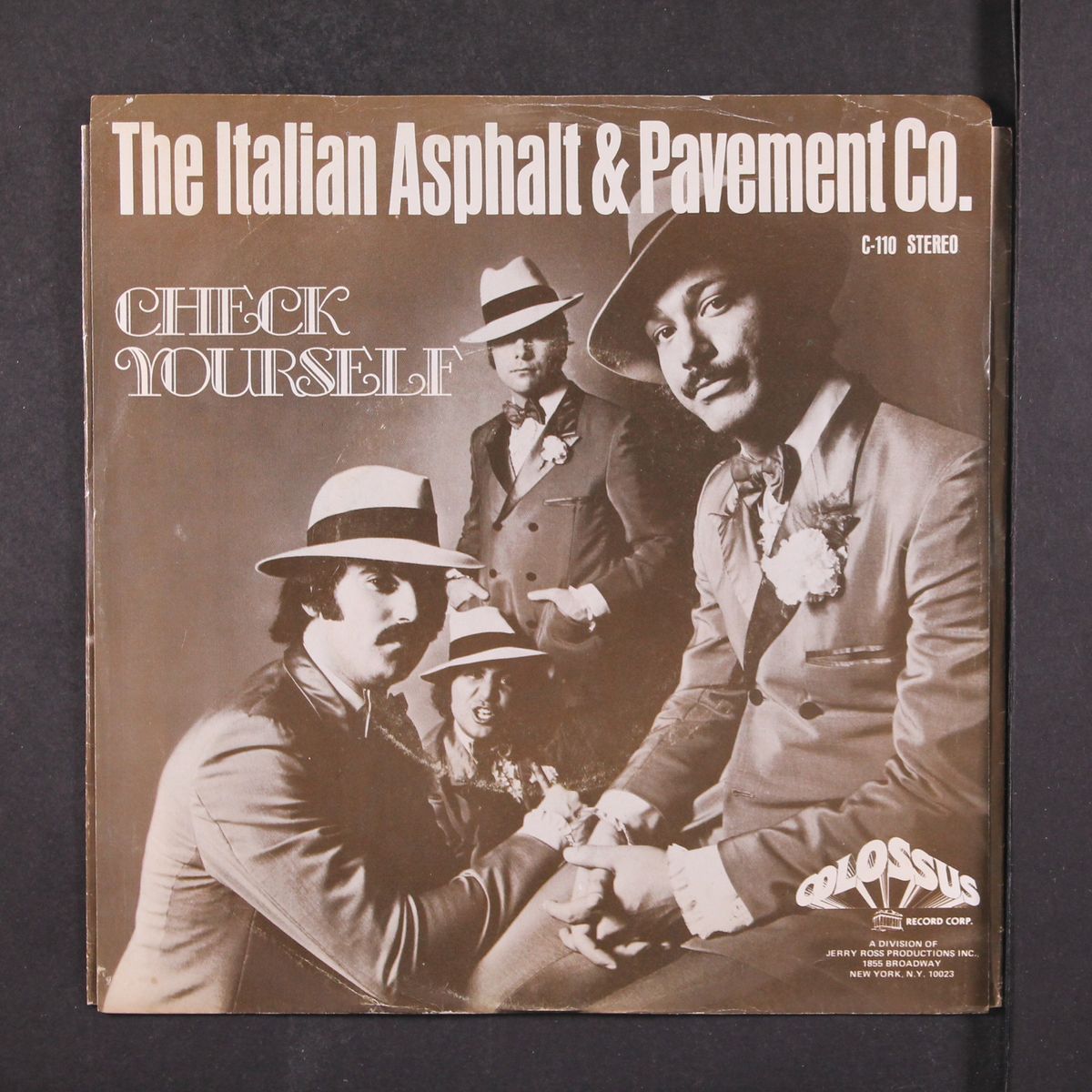 check yourself / same by ITALIAN ASPHALT & PAVING CO.