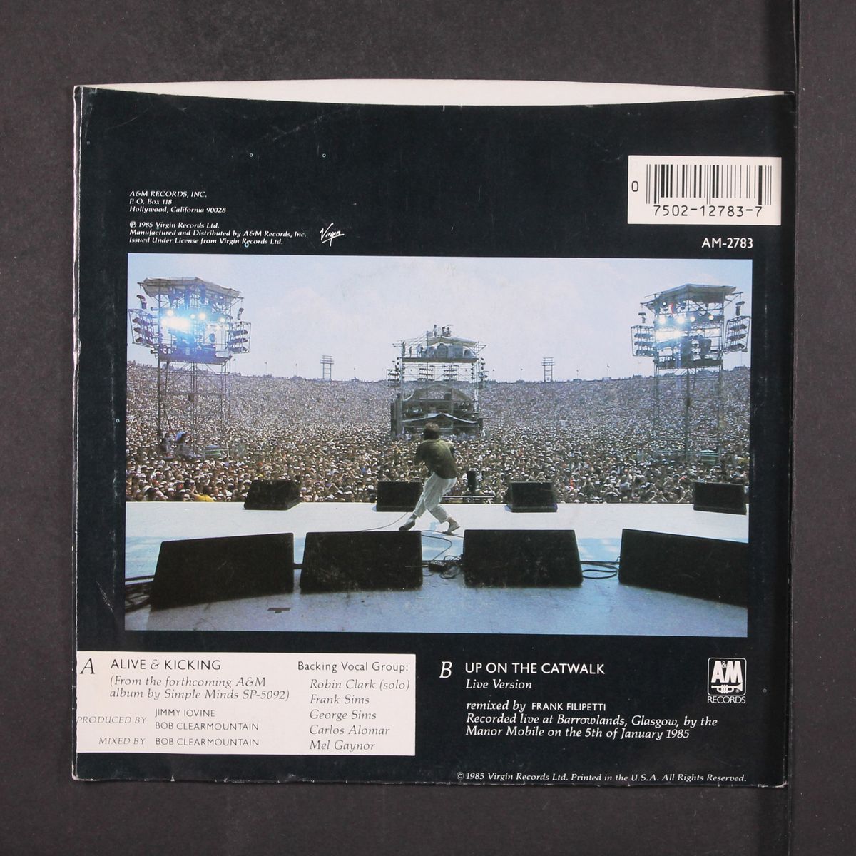 alive & kicking / up on the catwalk by SIMPLE MINDS