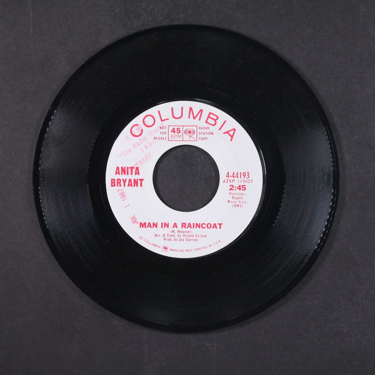 love is (everything you are / man in a raincoat) by ANITA BRYANT