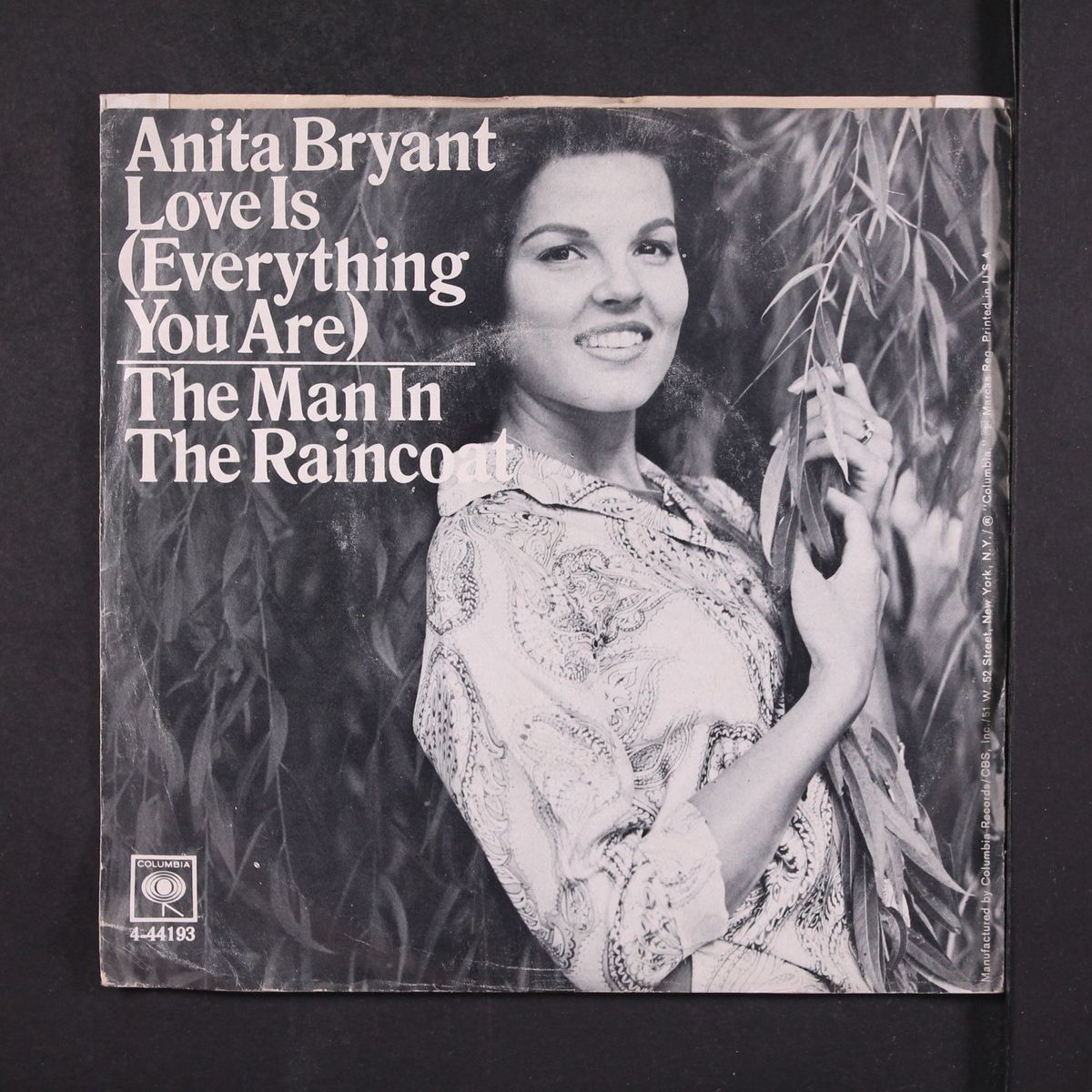 love is (everything you are / man in a raincoat) by ANITA BRYANT
