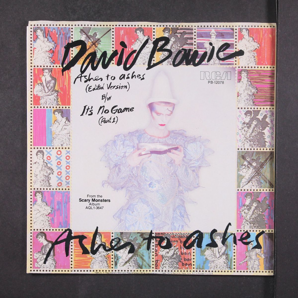 ashes to ashes / it's no game by DAVID BOWIE