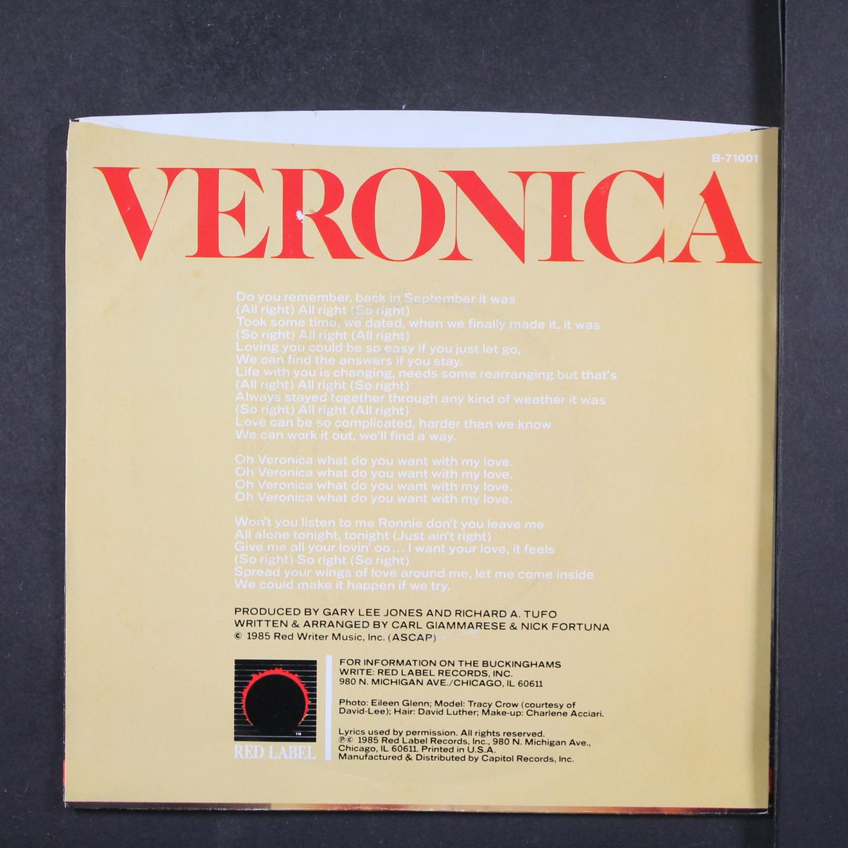 veronica / same by BUCKINGHAMS
