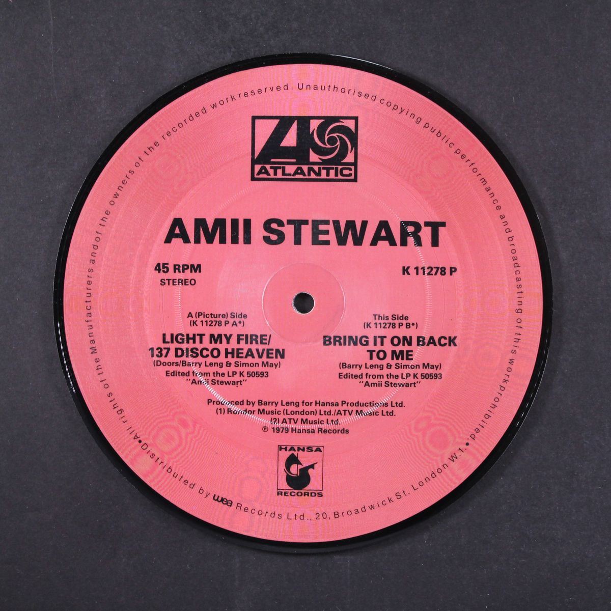 light my fire / bring it on back to me by AMII STEWART
