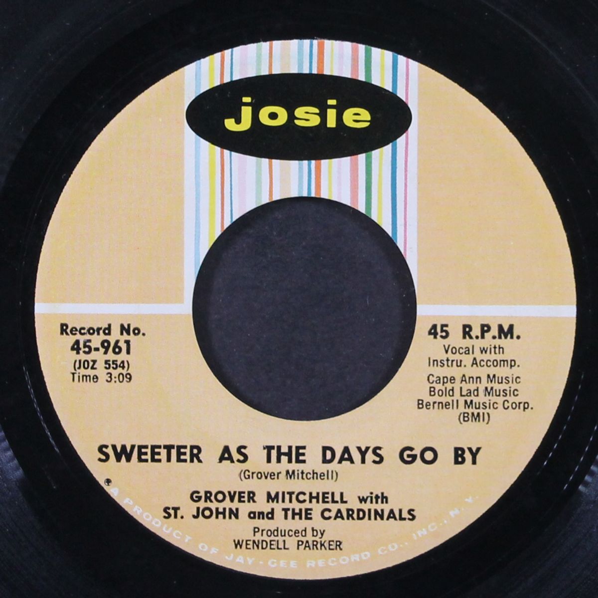 take your time and love me / sweeter as the days go by by GROVER MITCHELL