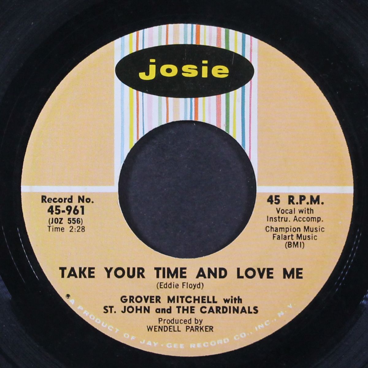 take your time and love me / sweeter as the days go by by GROVER MITCHELL