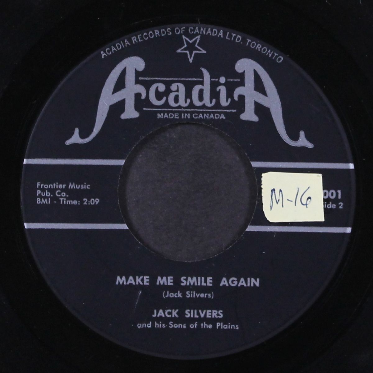 the last letter / make me smile again by JACK SILVERS