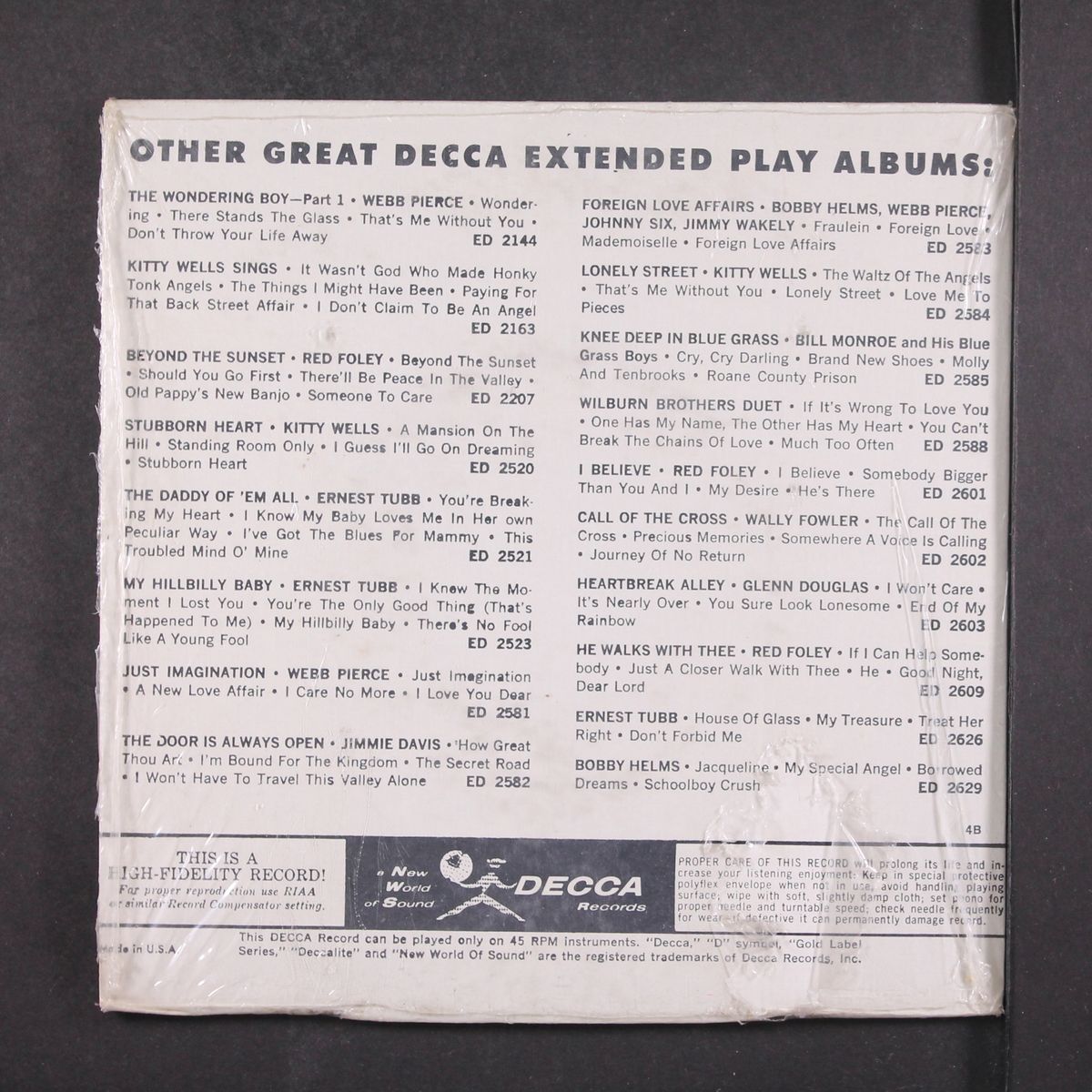 webb pierce by WEBB PIERCE