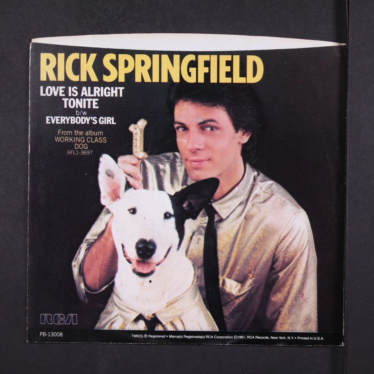 love is alright tonite by RICK SPRINGFIELD