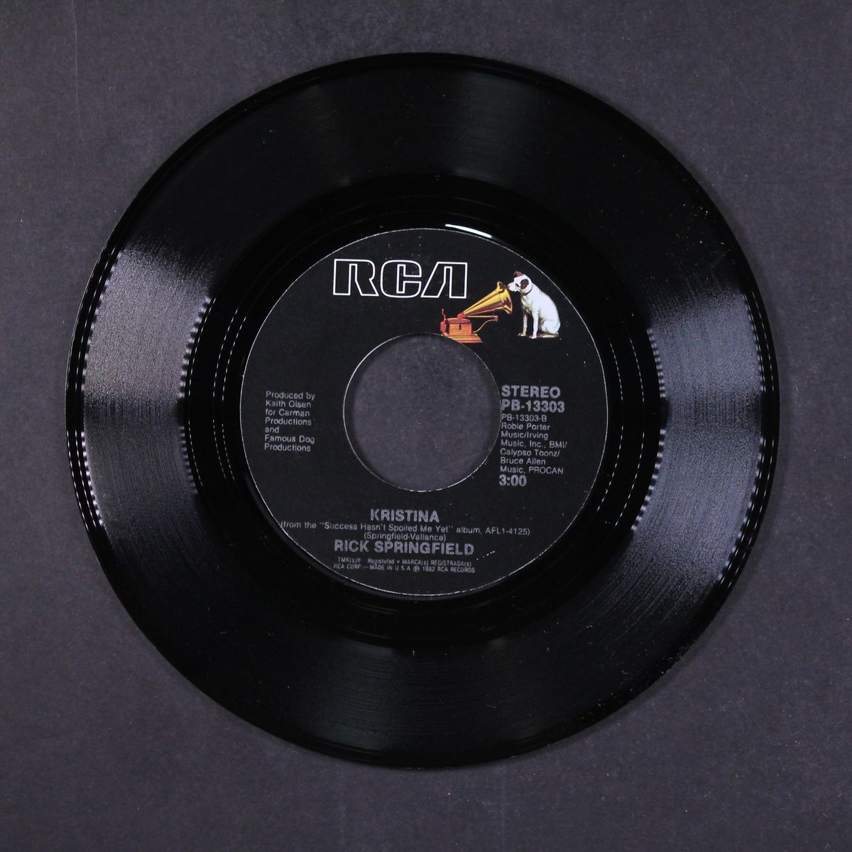 i get excited / kristina by RICK SPRINGFIELD