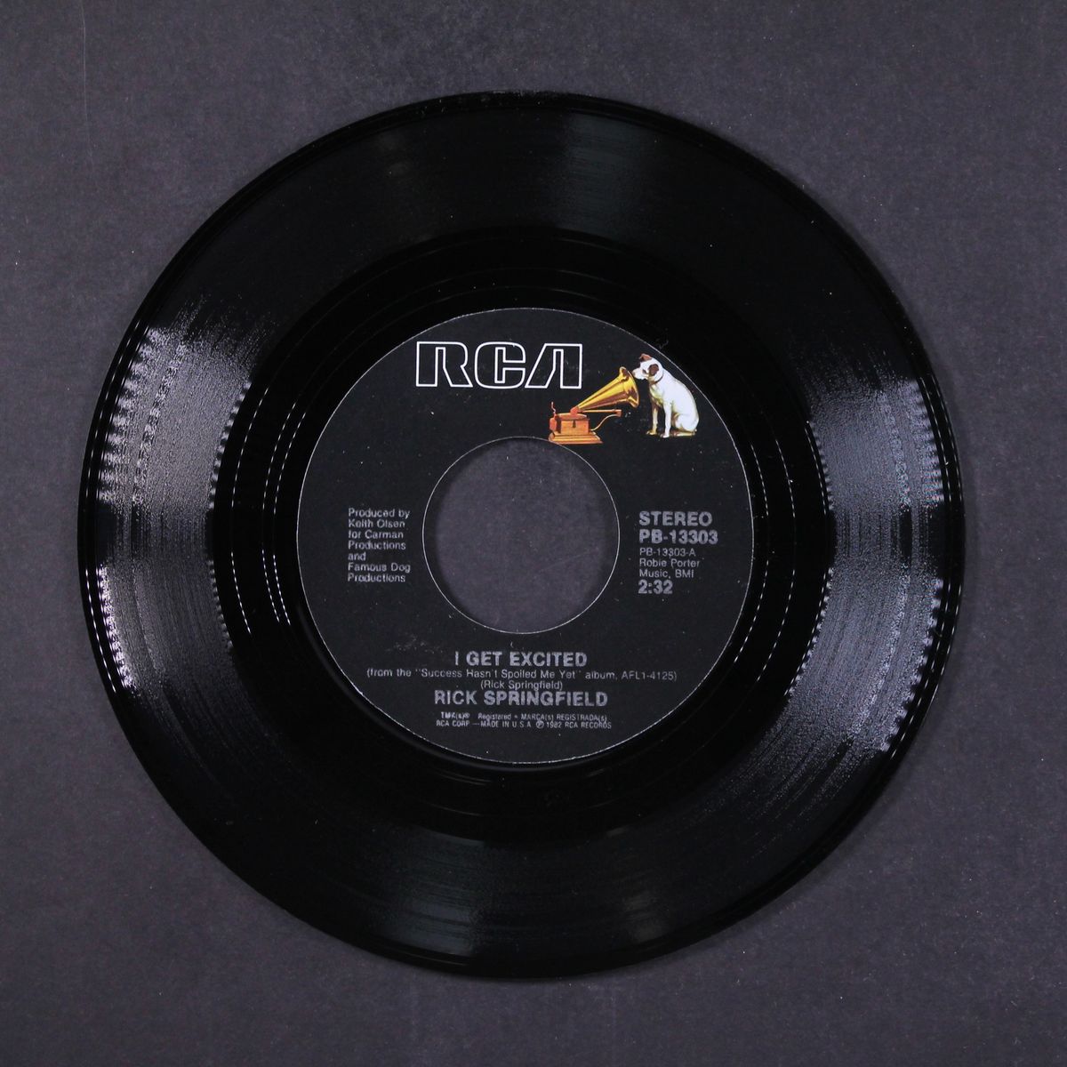 i get excited / kristina by RICK SPRINGFIELD