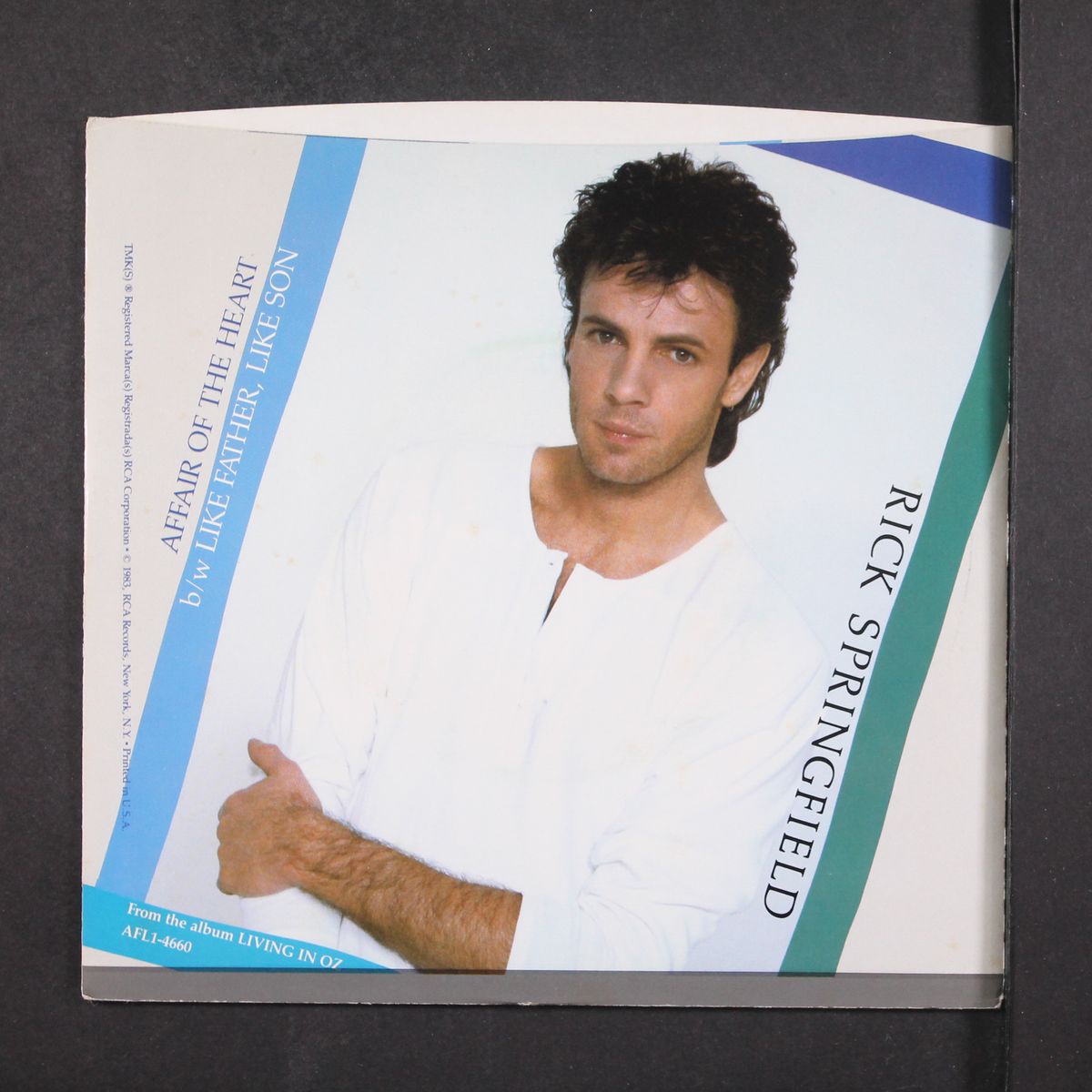 affair of the heart / like father like son by RICK SPRINGFIELD