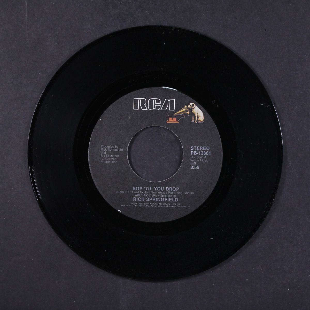 bop til you drop by RICK SPRINGFIELD