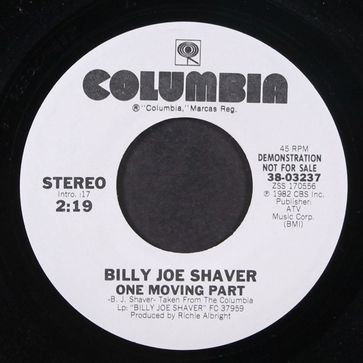 one moving part / same by BILLY JOE SHAVER
