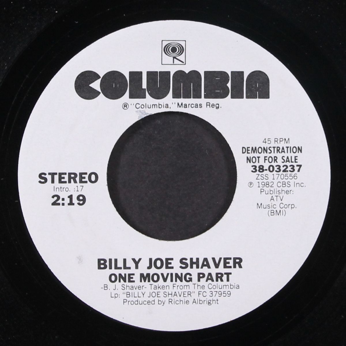 one moving part / same by BILLY JOE SHAVER