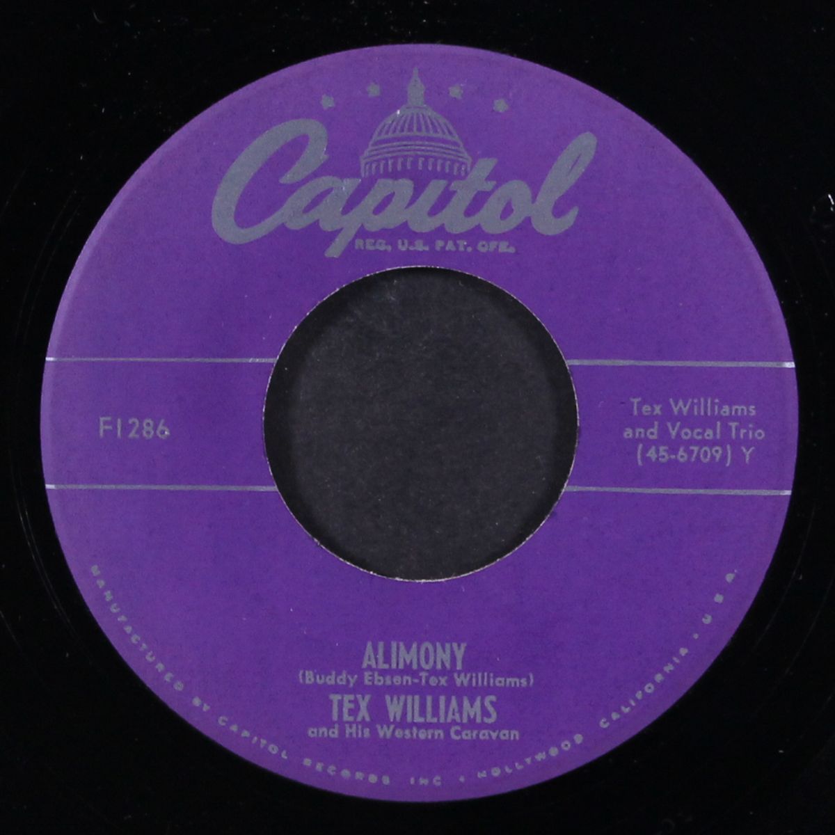 i want gold in my pocket / alimony by TEX WILLIAMS