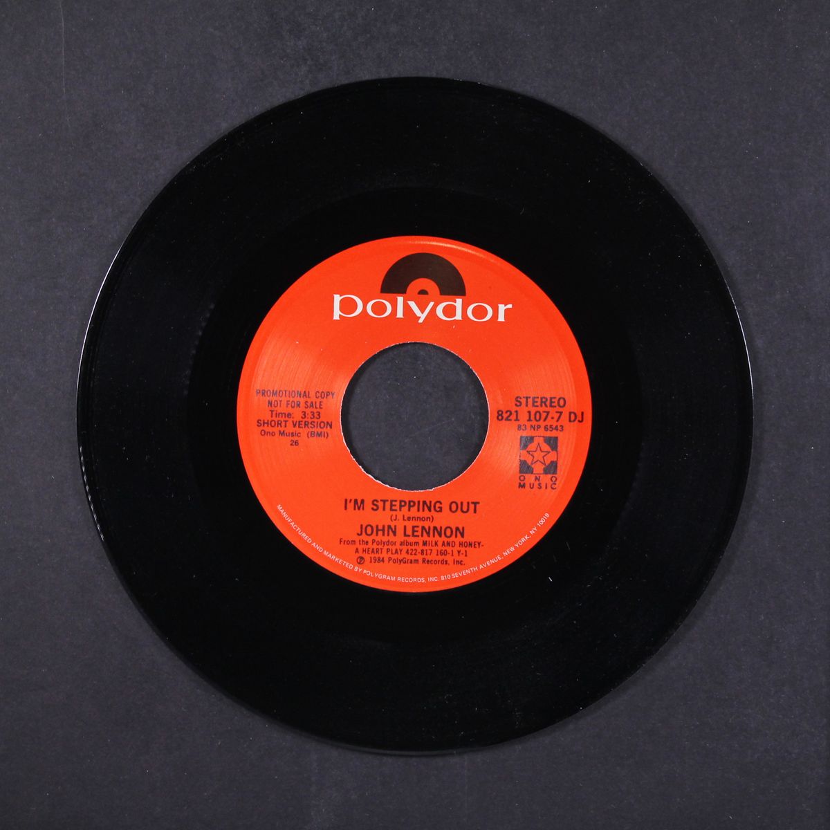 i'm stepping out / sleepless night by JOHN LENNON
