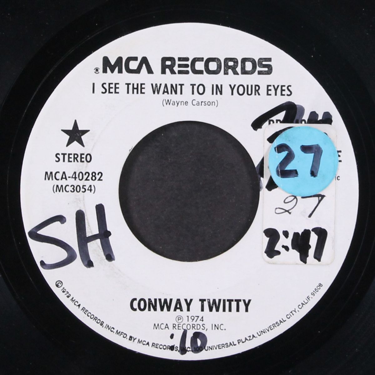 i see the want to in your eyes by CONWAY TWITTY