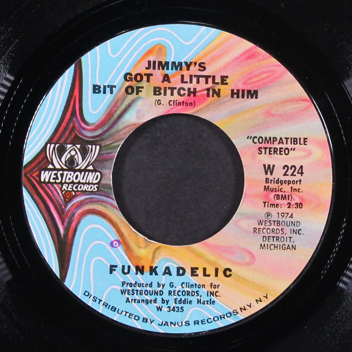 standing on the verge of getting it on / jimmy's got a little bit of b by FUNKADELIC