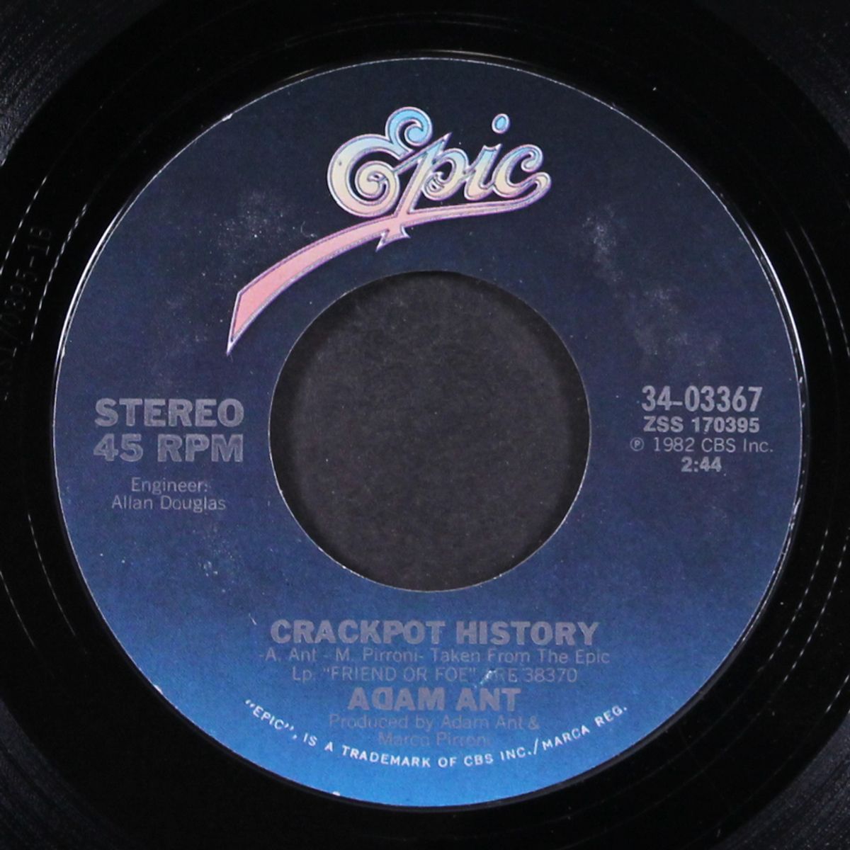 goody two shoes / crackpot history by ADAM ANT