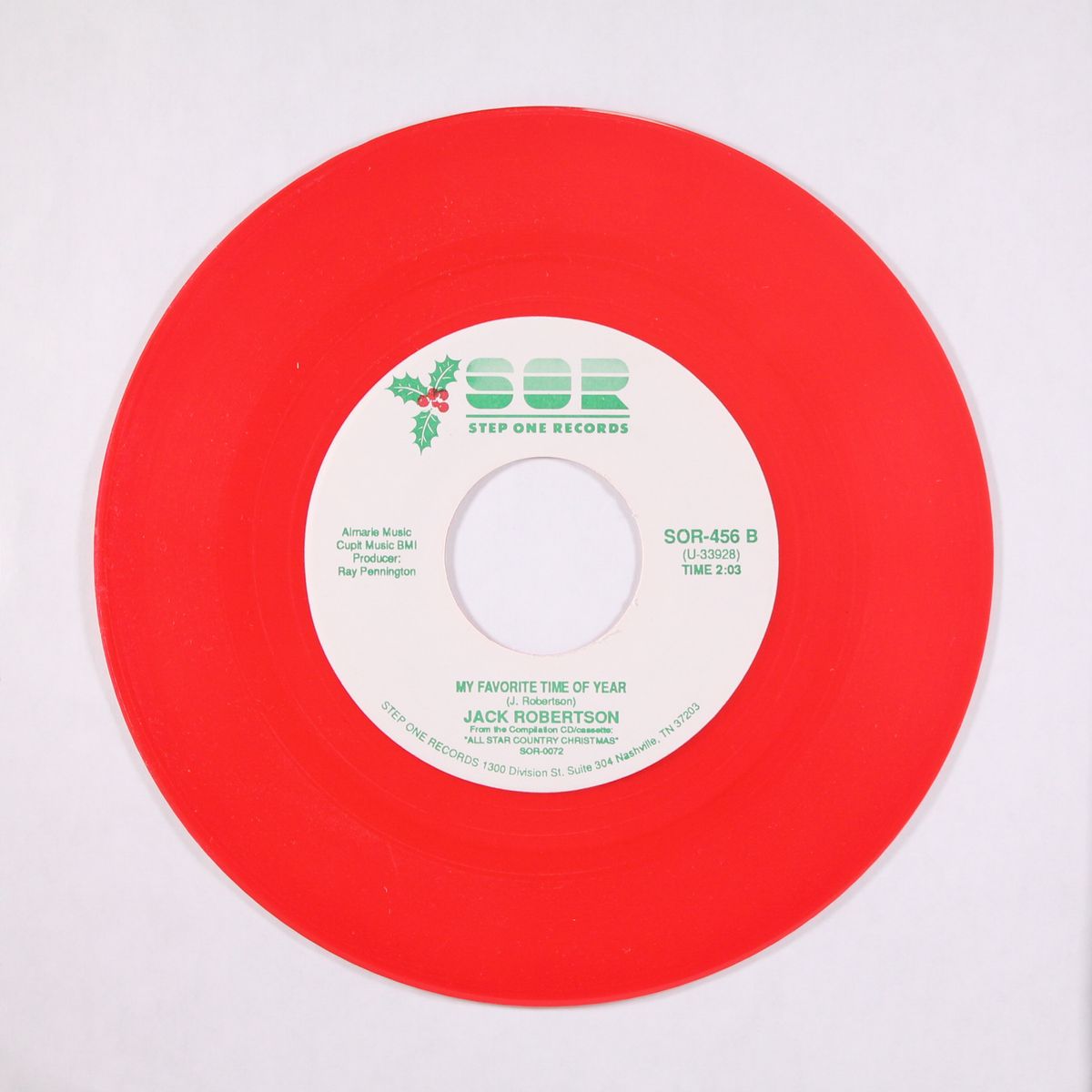 my favorite time of year / i'd be home on christmas day by JACK GREENE / JACK ROBERTSON