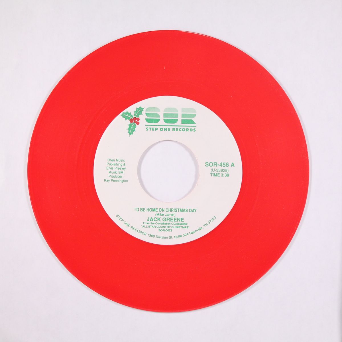 my favorite time of year / i'd be home on christmas day by JACK GREENE / JACK ROBERTSON