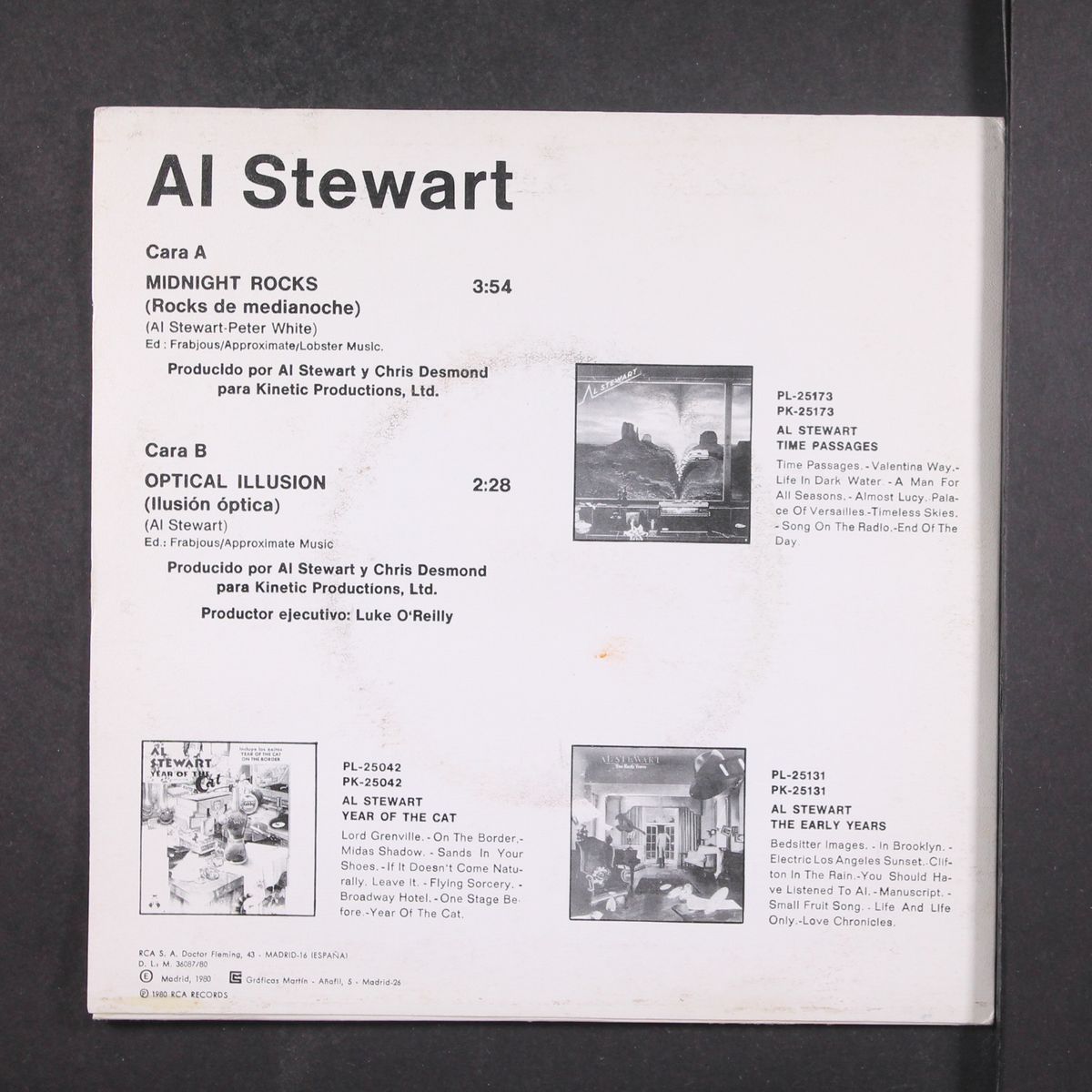 midnight rocks by AL STEWART