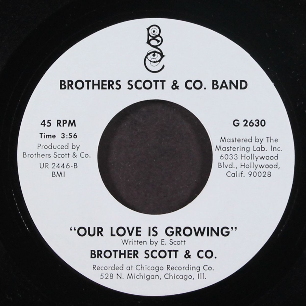 our love is growing / looking into the future by BROTHER SCOTT & CO.