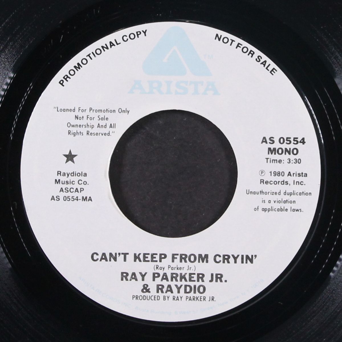 can't keep from cryin' / mono by RAY PARKER JR. & RAYDIO