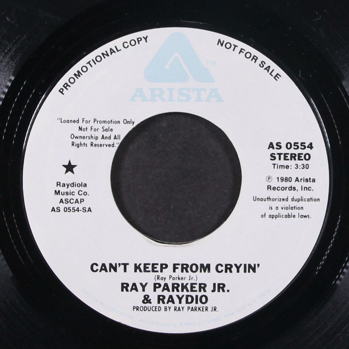 can't keep from cryin' / mono by RAY PARKER JR. & RAYDIO
