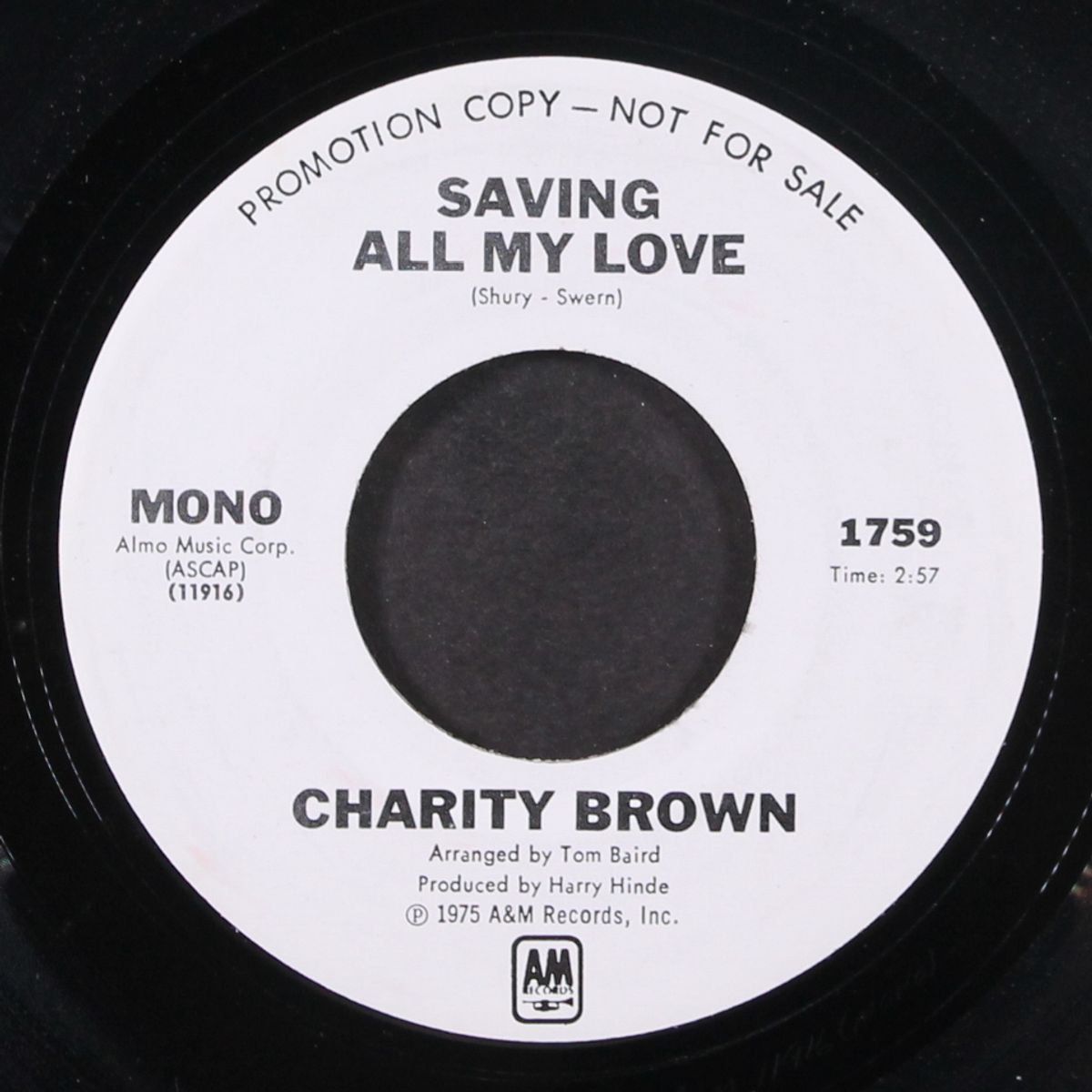saving all my love / mono by CHARITY BROWN