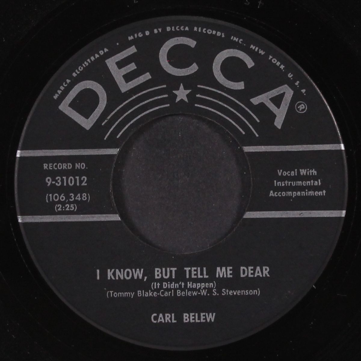 i wish i'd never by CARL BELEW