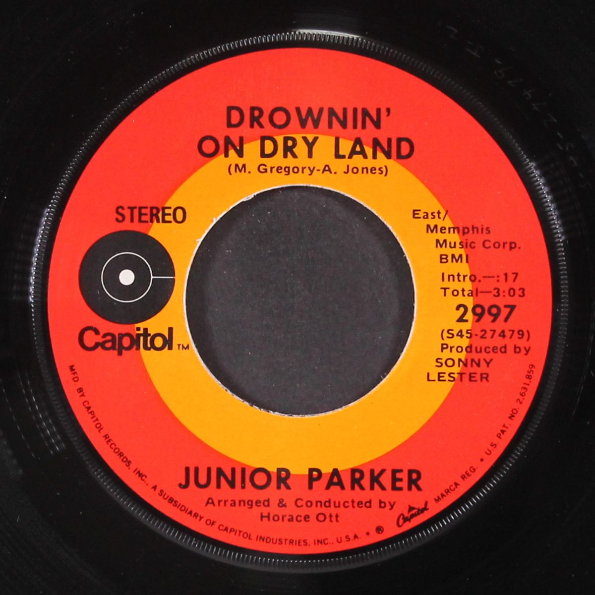 drownin' on dry land / rivers invitation by JUNIOR PARKER