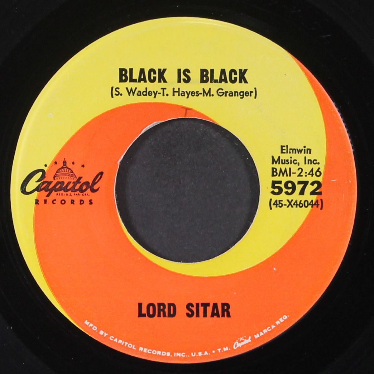 black is black / have you seen your mother, baby, standing in the shadow by LORD SITAR