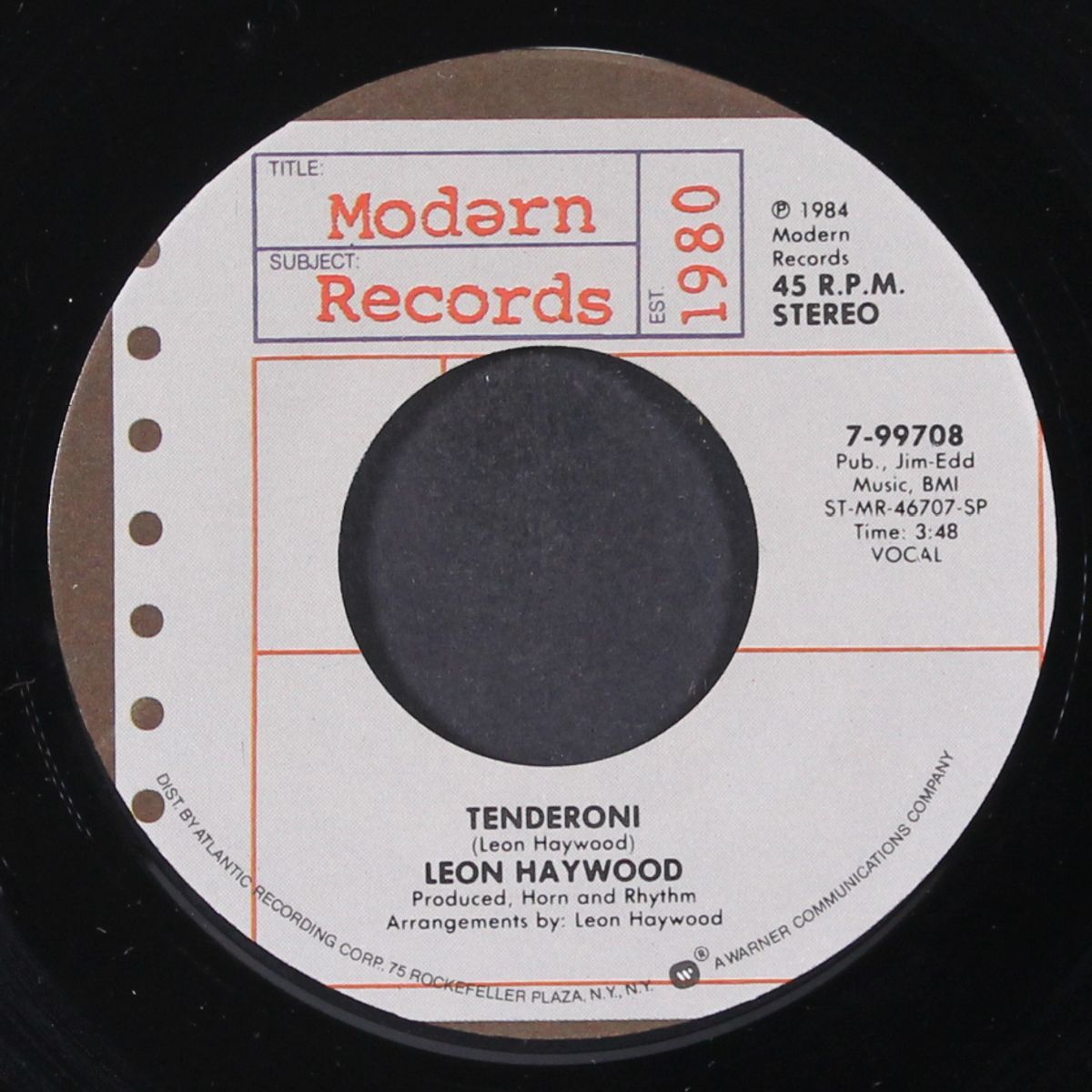 tenderoni / instro by LEON HAYWOOD