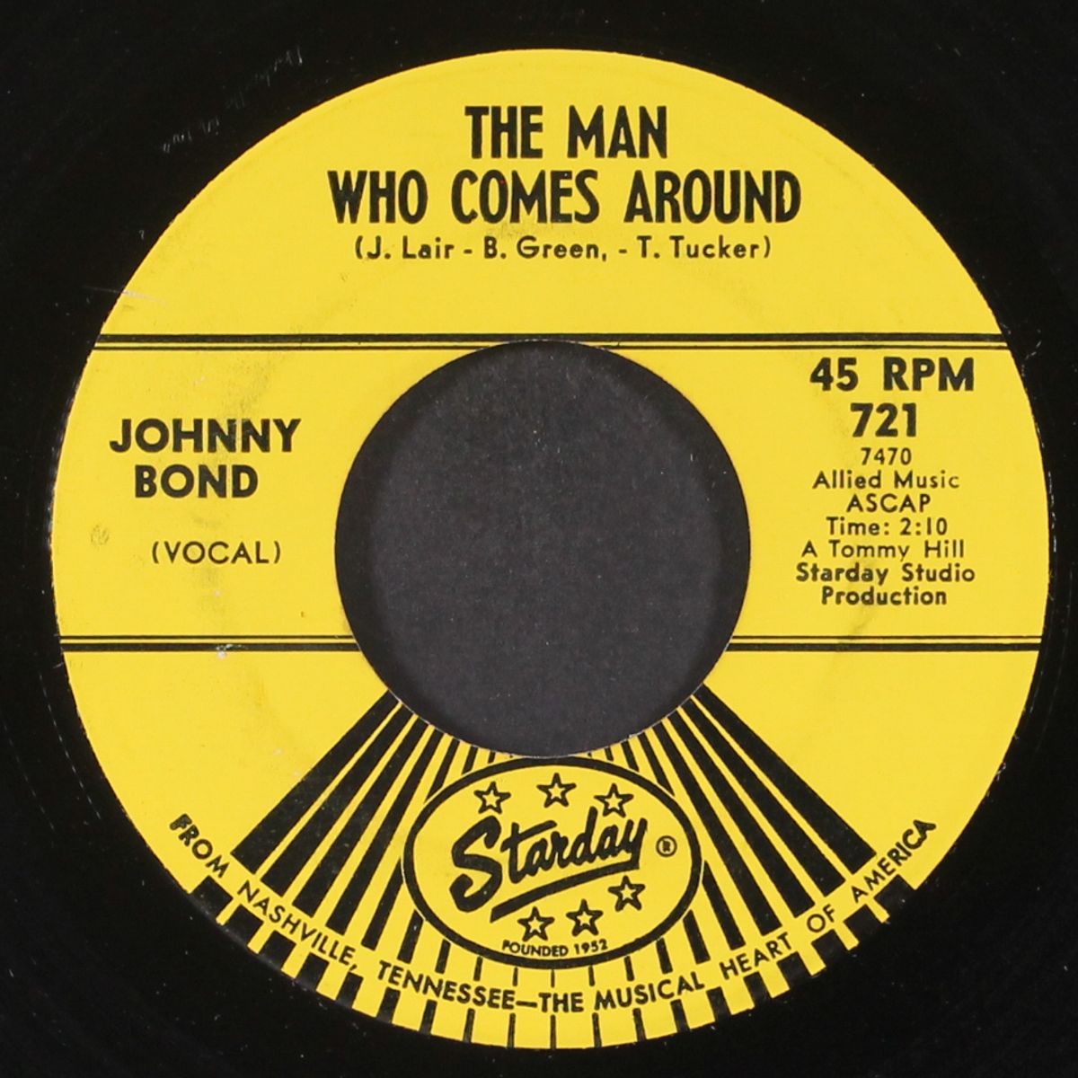 the man who comes around by JOHNNY BOND