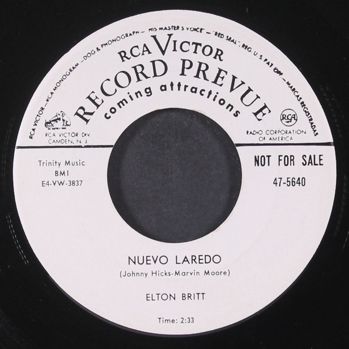 nuevo laredo by ELTON BRITT